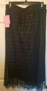 ☞☞☞BRAND NEW Black Tulle Shimmery Skirt Size 2xl